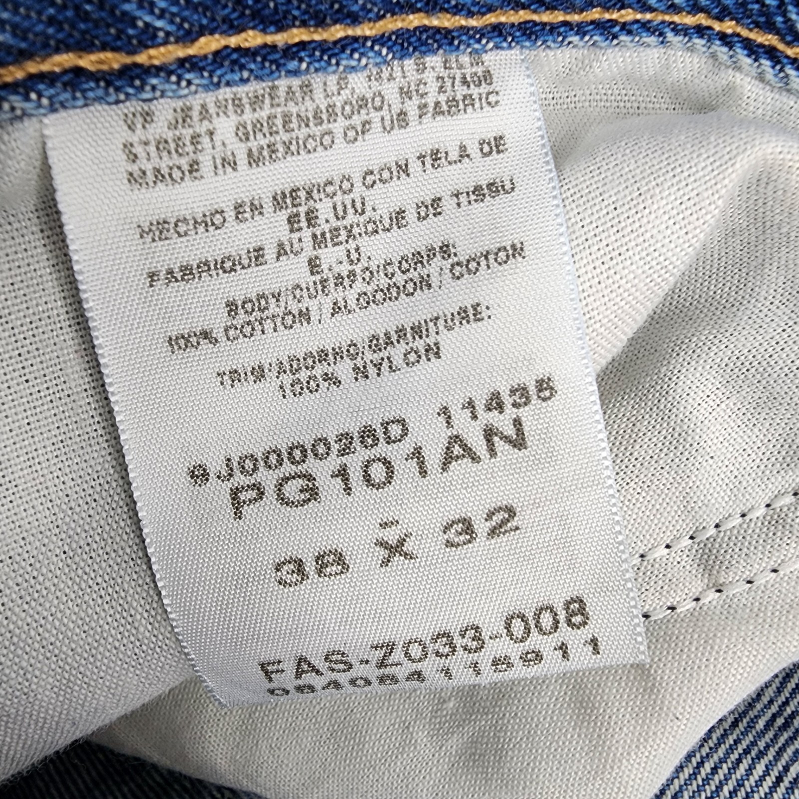 Wrangler Pro Gear Brush Briar 38X32 Hunting Jeans Canvas Pants Men's