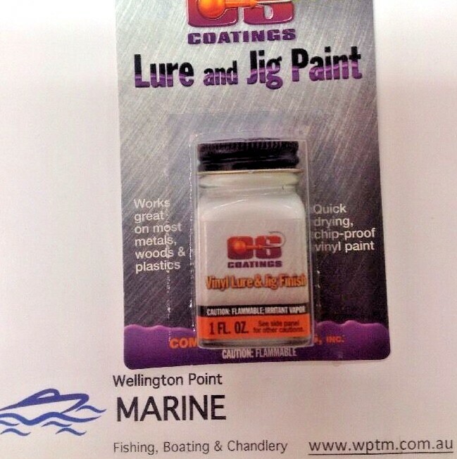 CS Coatings Vinyl lure And Jig Paint 1oz White eBay