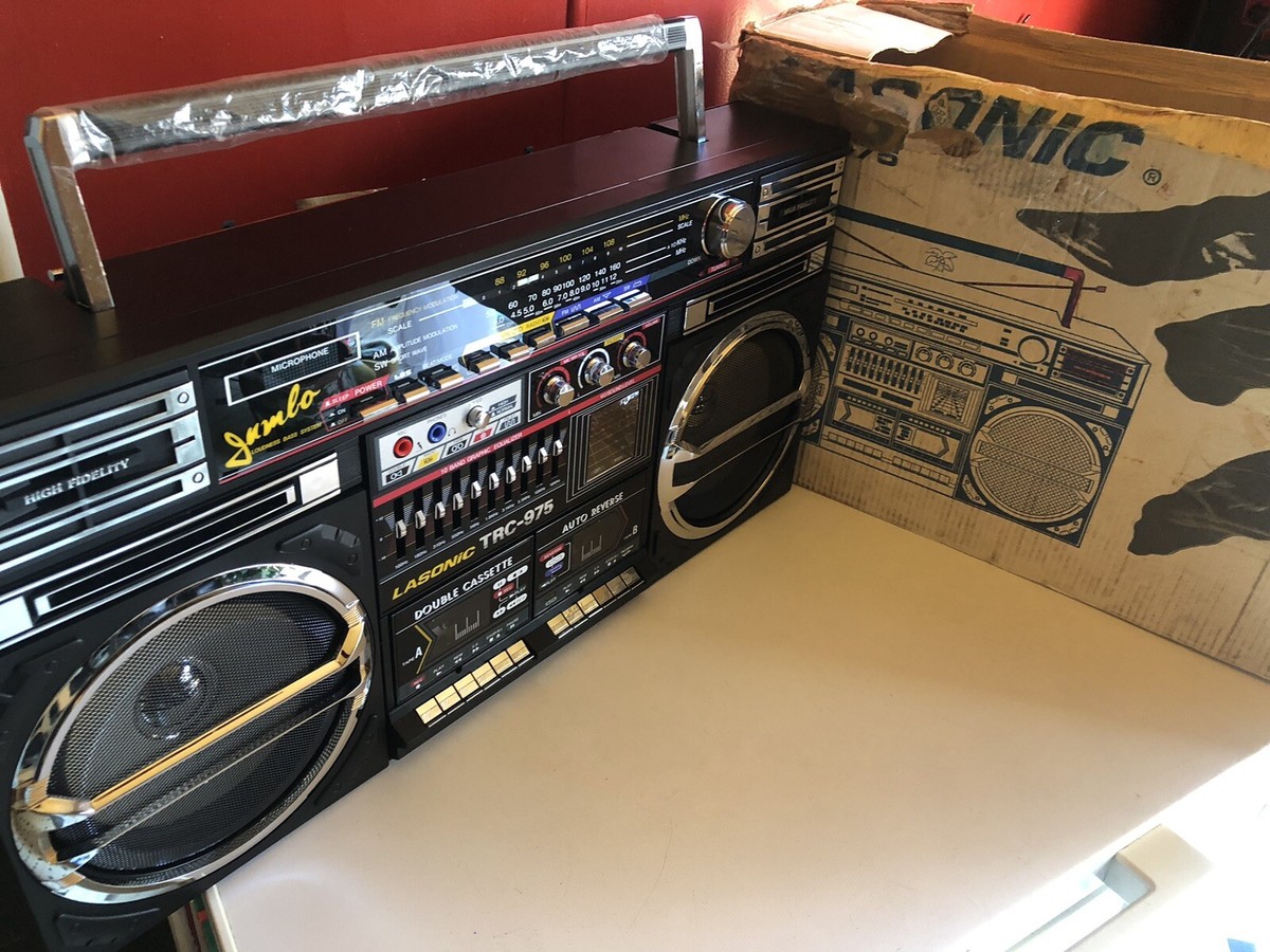 LASONIC BOOMBOX TRC-975 WITH ORIGINAL BOX & PAPERWORK . | eBay