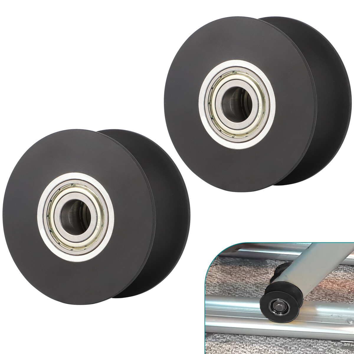 2X Elliptical Wheel 340773 For FreeMotion HealthRider Proform NordicTrack Roller