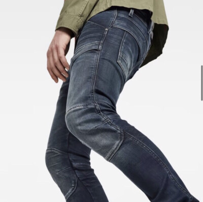 G-Star Raw Men's 5620 Flightsuit Skinny Jeans Dark Blue $210 New