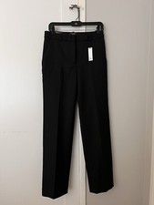 NEW Banana Republic High Rise Straight Pants Size 2 Black