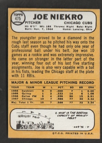 1968 Topps Baseball Cards Scegli una carta a scelta 295-660 EX X-MT 1/25 Set Break - Foto 319 di 490