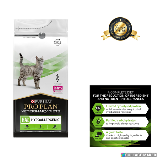 Hypoallergenic Purina Pro Plan Veterinary Diets Cat HA Cat Dry