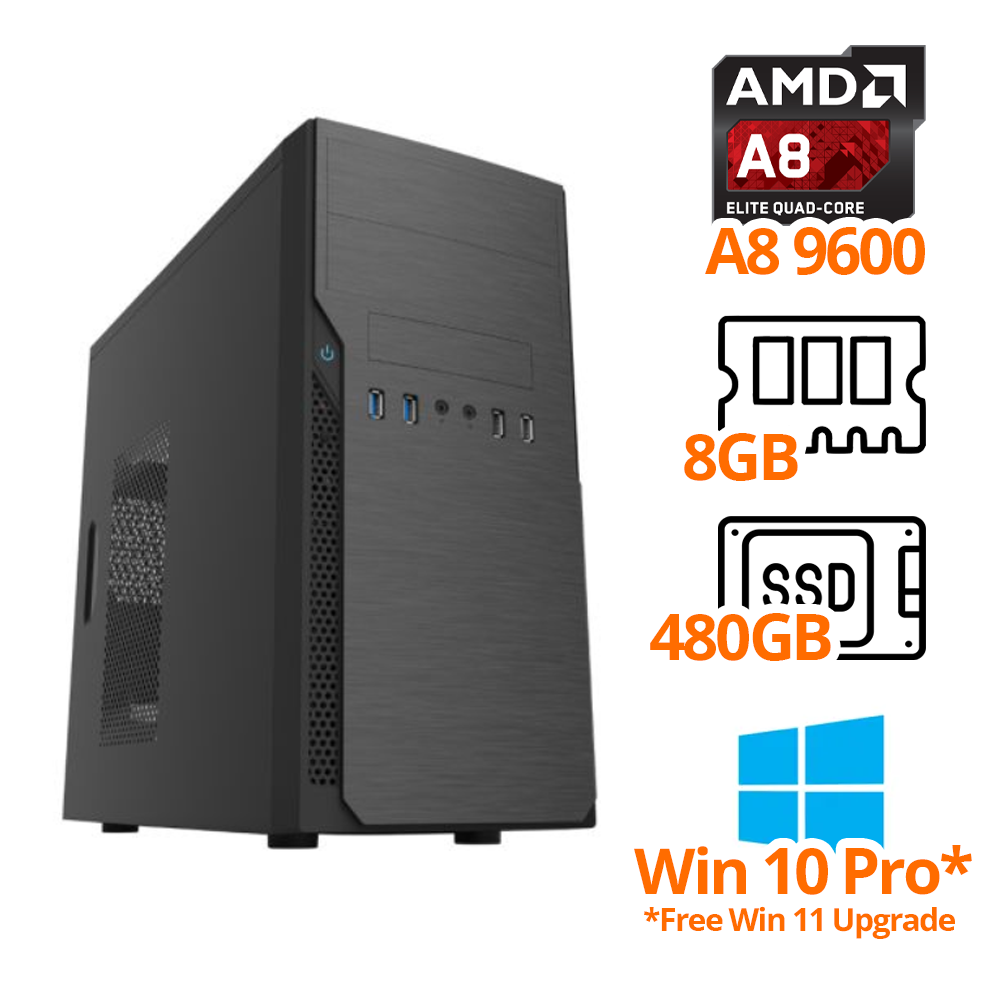 A8 9600 Amd A8 Elite Quad Core AMD A8 9600 Quad Core 8GB RAM 240GB SSD