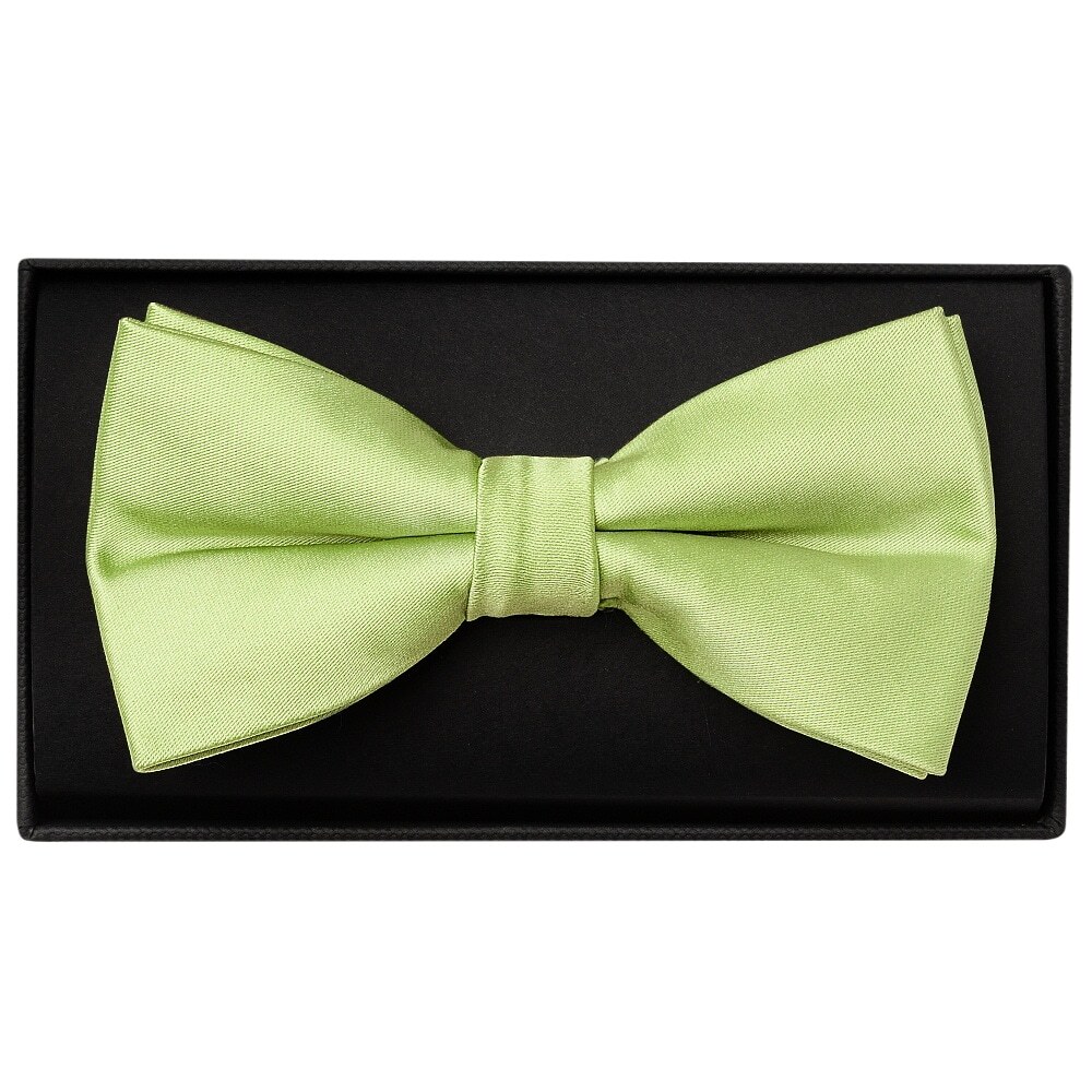 Plain Light Sage Handmade Mens Bow Tie Wedding Christening Formal Dickie Bow