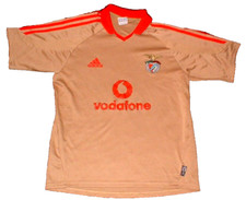 Benfica Vintage Adidas UK XL Boys Girls  Football Soccer Shirt Jersey Vodafone