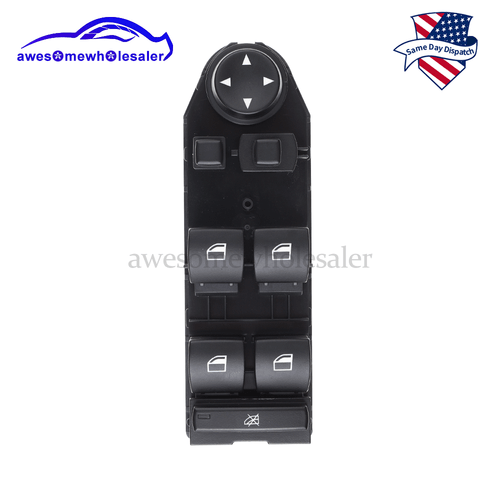Master Power Window Control Switch 61313414355 For 2004-2010 BMW X3 Driver Side - Picture 2 of 6
