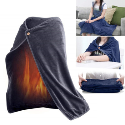 Portable Electric Blanket Heating Pad Blanket Heated Cordless USB Fleece  V2C5 | eBay