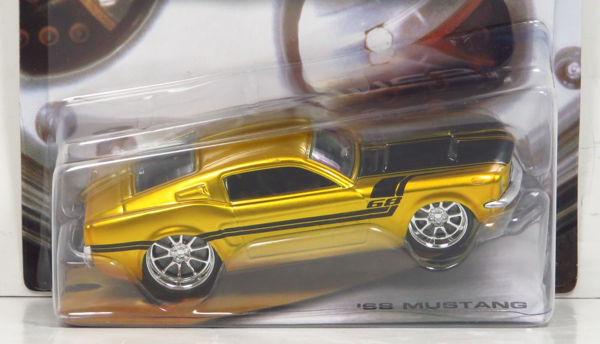 Hot Wheels 2005 G Machines 1968 Ford 68 Mustang Gold Diecast Car