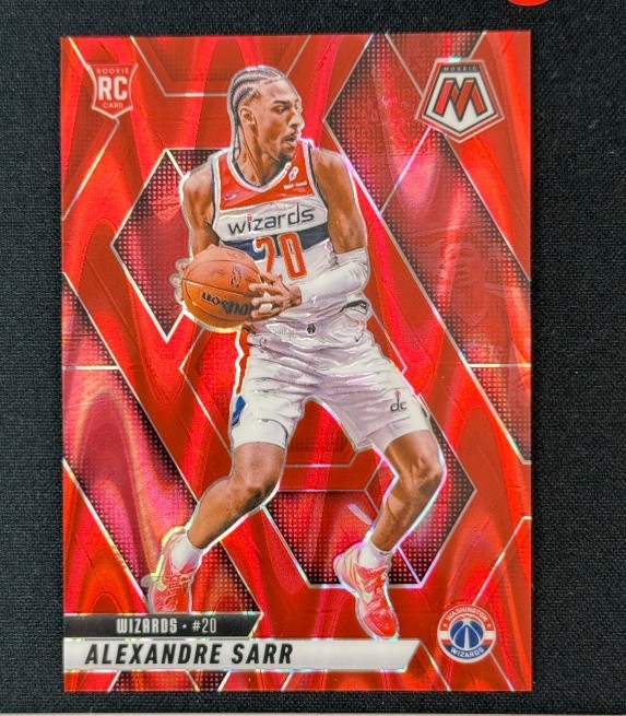Alexandre Sarr 2024-25 Panini Mosaic RC Red Tectonic /299 #216