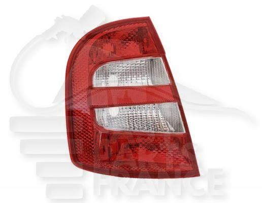 Feu arrière-gauche pour rénovation signalisation Skoda Fabia hayon 5 portes