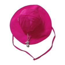 RuffleButts/RuggedButts Summer Pink Hat Sunhat For Babies Infants 0-6 Months