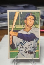 1952 Bowman - Johnny Pesky #45 Damage To Top Center Vg Card Otherwise