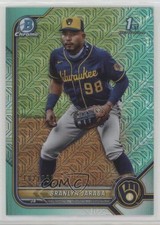 2022 Bowman Chrome Prospects Mega Box Aqua Mojo Refractor Branlyn Jaraba 00em