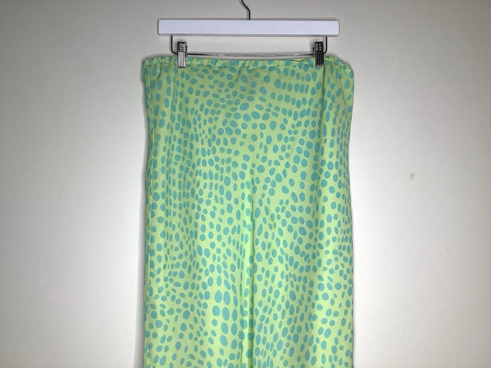 Falda midi vintage Y2K Koret colorida a lunares talla 14 Foto 3 de 4