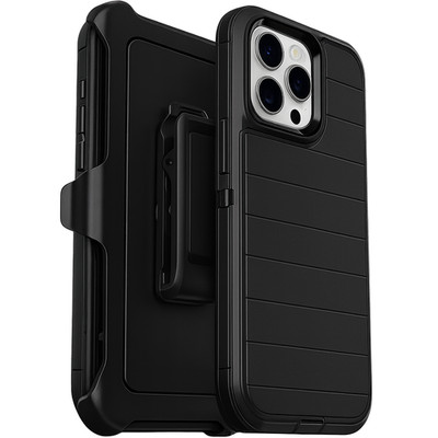 OtterBox Defender Series Rugged Case iPhone 15 Pro Max (Color: Black)Carry Clip 