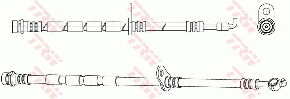 Flexible de frein TRW PHD1145 de haute précision pour système OE 1522923