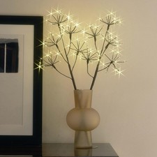Lighted Brown Willow Branches with Timer 32IN 100 LED Fairy Lights Battery Op...