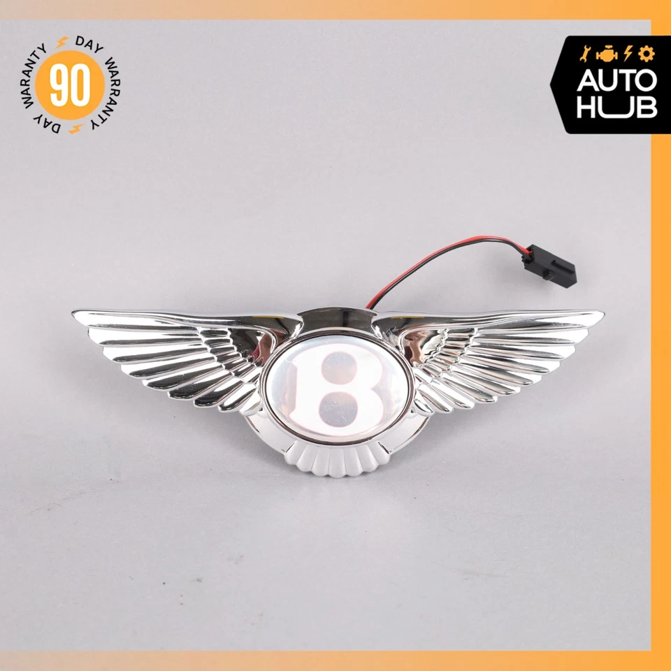 13-15 Bentley Continental GTC GT Trunk Lid Unlock Release Handle Emblem OEM 49k - Image 3 of 4