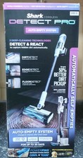 Shark Cordless Detect Pro Clean  Auto-Empty System Vacuum IW3120  450 MSRP NEW