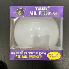 Talking Mr. Predicto Fortune Telling Ball Lights Up Speaks 30 Answers 006535