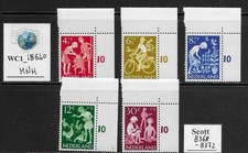 WC1_18640. NETHERLANDS.1962 CHILD WELFARE semi-postal set.Sc.B368-B372.MNH