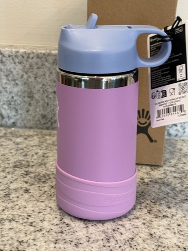 Hydro Flask 12 Oz Kids Wide Mouth Straw Cap and Boot Anemone - Picture 4 of 19