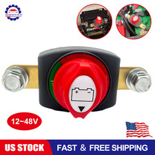 Side Post Battery Disconnect Switch 12-48v Marine Battery
