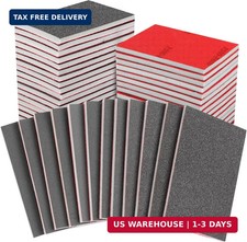 24pcs 3 X 4 Inch Sanding Sponge Set 120-3000 Grit Soft Foam Hand Sander Block
