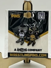 The Lucha Brothers (Penta & Fenix) Pro Wrestling Crate Lapel Pin. PWT. NEW.