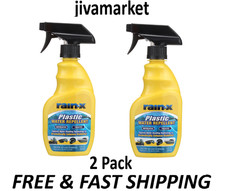 Rain-X 620036 Water Repellent Plastic Treatment - 12 fl. oz each- 2 Pack