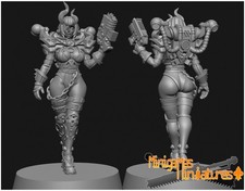 Corrupt Space Nun by Minigames Miniatures. 28-32mm print
