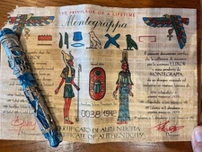 Montegrappa Luxor Blue Nile LE #38/1912 Sterling Silver & 18K Gold Pen