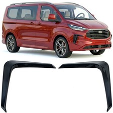 Frontsplitter Flaps Frontspoiler glänzend für Ford Tourneo Transit Custom 2023-