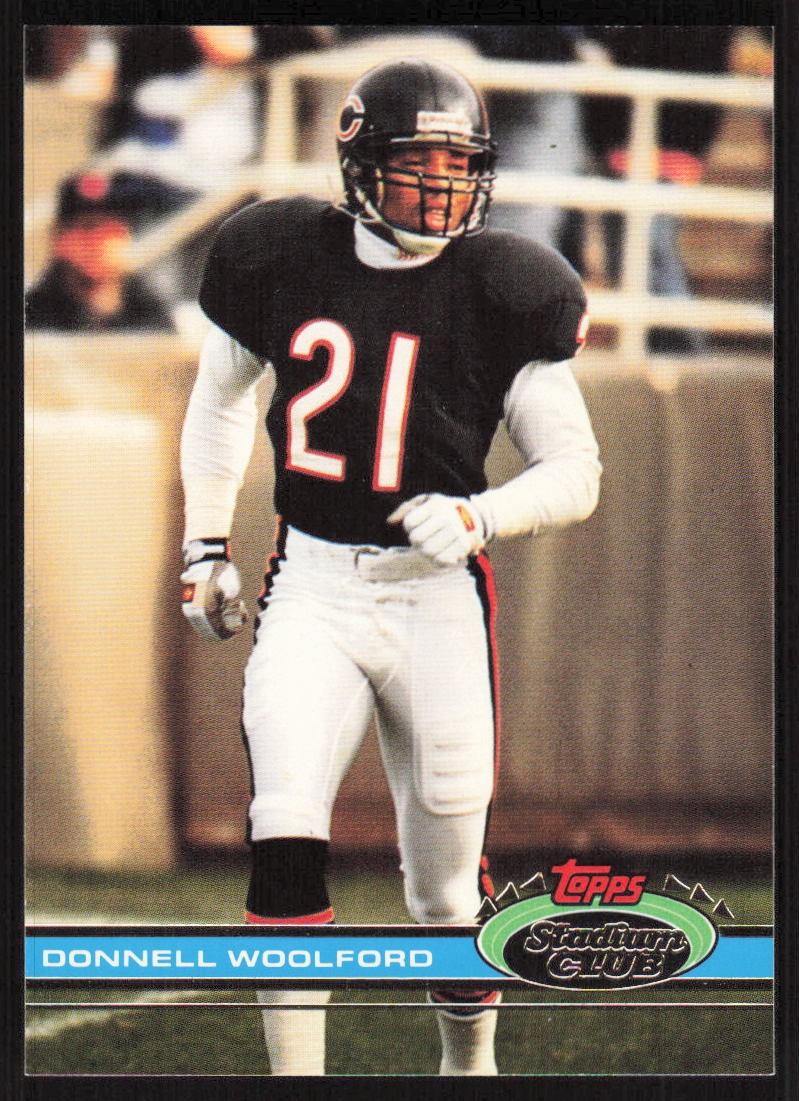 1991 Stadium Club #213a Donnell Woolford Chicago Bears