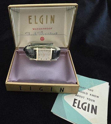 Estate Ladies' Vintage Old Late '50s/ early '60s Elgin Dress Wristwatch in Box!