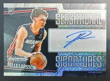 2024-25 Panini Prizm Black Pelle Larsson RC - SS Signatures Mojo Auto 23/25 AA61
