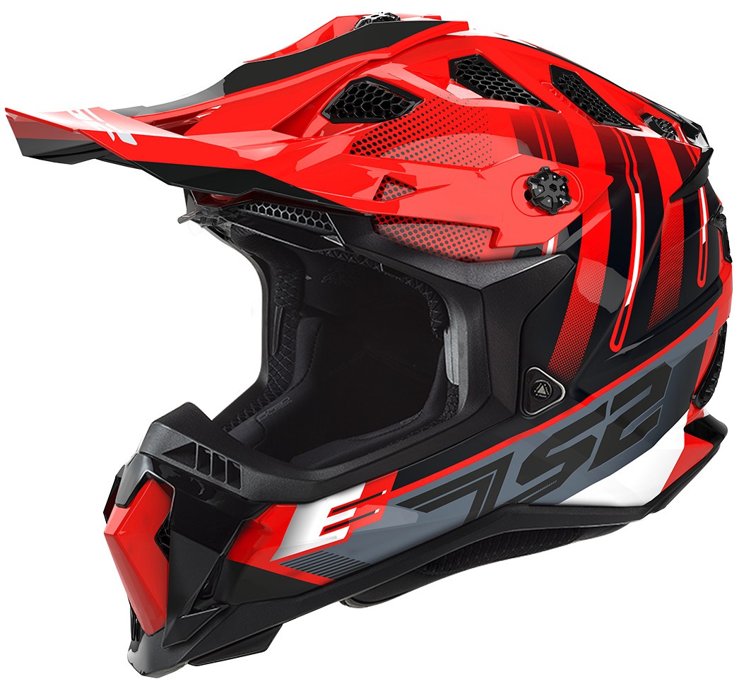 LS2 MX700 Subverter Evo Shadow MX Offroad Helmet Red/Black MD | eBay