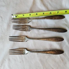 Community Plate Silverware  4 Forks 