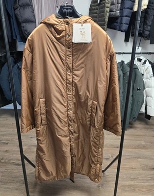 Max Mara Women's Brown Greenpa Hooded Jacket (size uk 8) rrp £799
