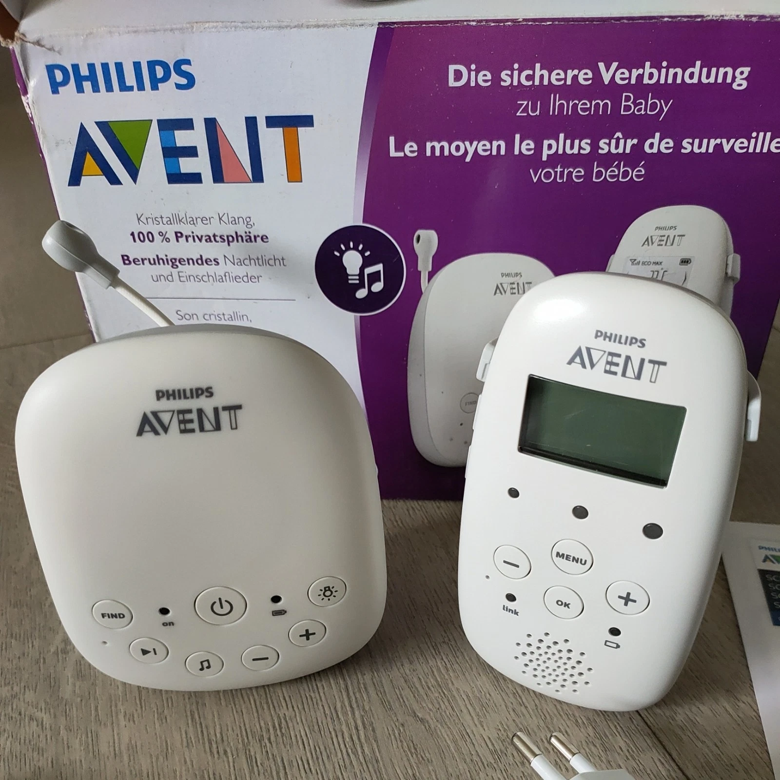 Philips Avent DECT SDC713 Baby Monitor Portable NEW
