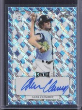 2022 Leaf Metal Perfect Game All-American Alex Clemmey Aqua Marble Auto 1/1