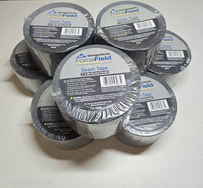 #ad Georgia Pacific ForceField Seam Tape 3quot; x 180#x27; Weather Barrier Tape $125.00