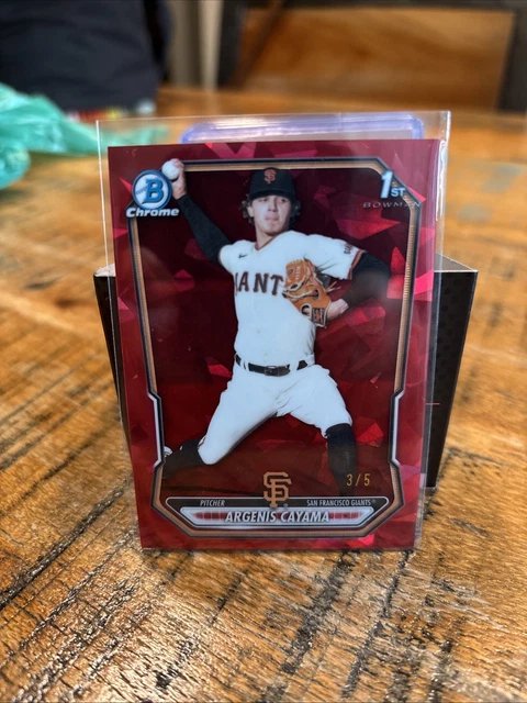 2026 Bowman Sapphire Argenis Cayama 1st Red Refractor /5 #BCP-114