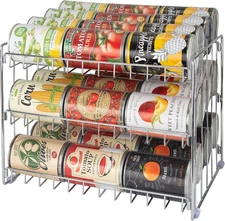 3 Tier Can Organizer | Canned Food Storage Rack | Kitchen Cabinet and Pantry Org