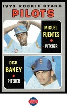 1970 Topps #88 Pilots 1970 Rookie Stars (Miguel Fuentes / Dick Baney)