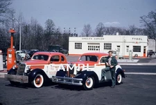 1937 ATLANTIC & TYDOL GAS STATIONS  4x6 Borderless PHOTO  