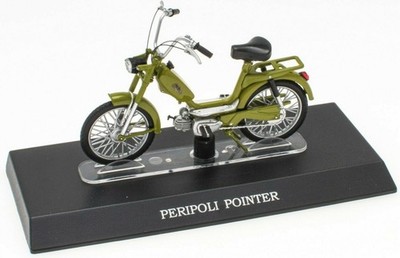 LEO MODELS, PERIPOLI Zeigermoped 1974 grün, 1/18, MAGMOT018