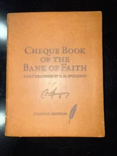 Cheque Book of the Bank of Faith Journal Edition (NEW)